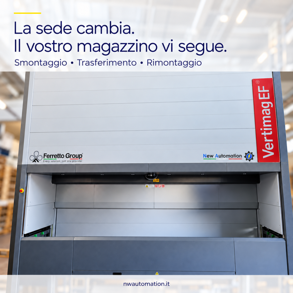 Sede cambia, magazzino segue
